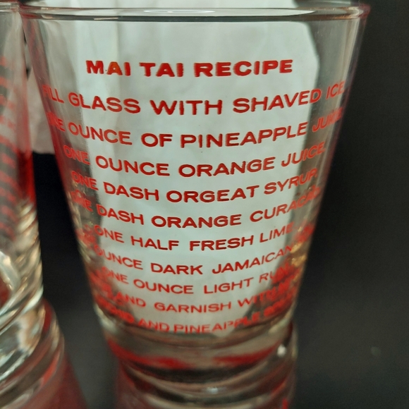 Vintage Libbey Suck Em Up Don Ho Whiskey Cocktail Glasses Set of 4 - Picture 4 of 8